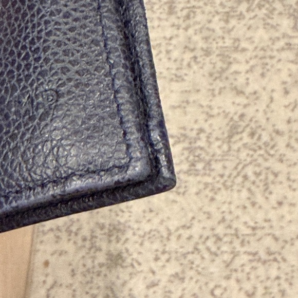 Longchamp Navy Blue Wallet Bi Fold - Picture 7 of 8